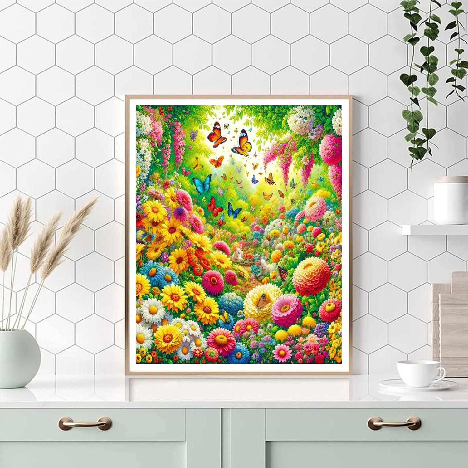 Delightful Garden Of Dreams Numbered Painting Kits