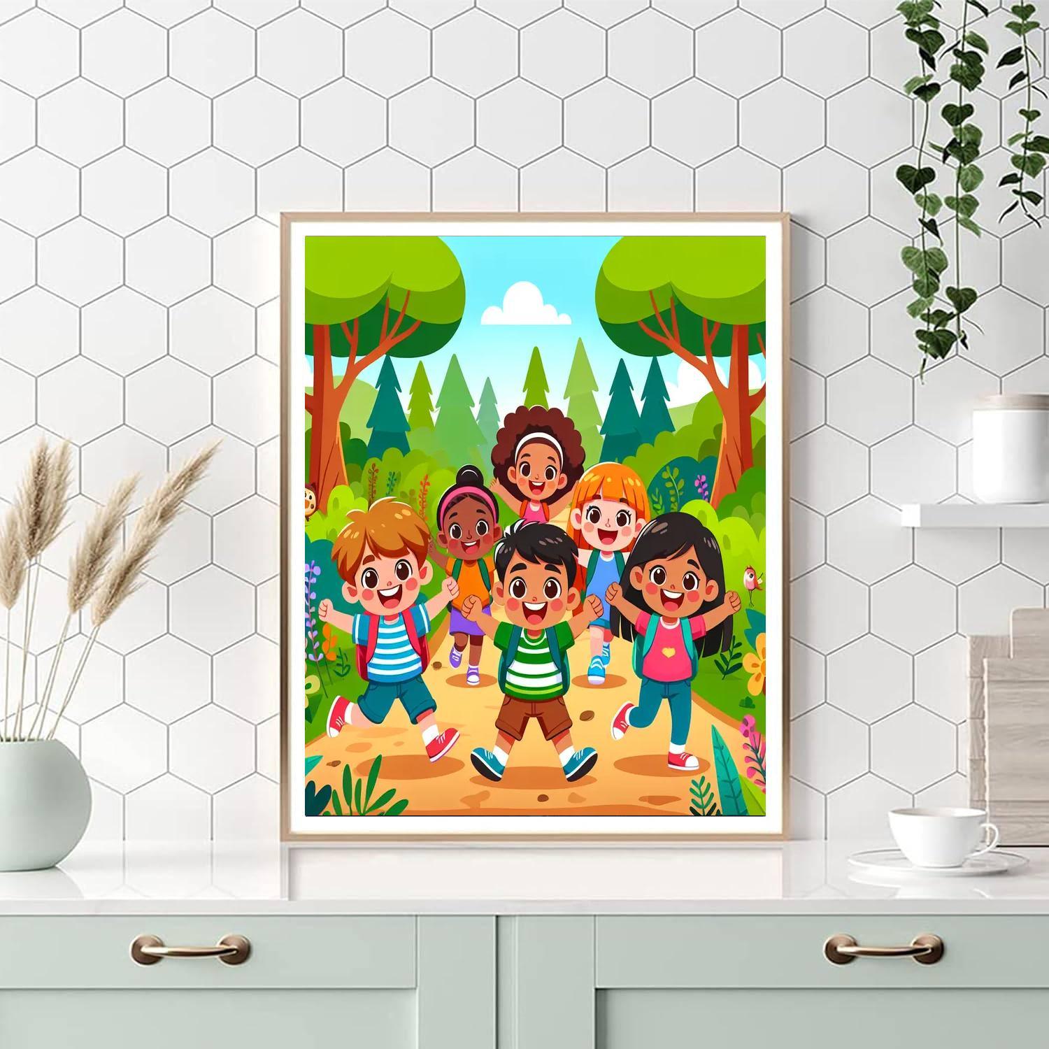 Adventurous Nature Trail Paint By Color