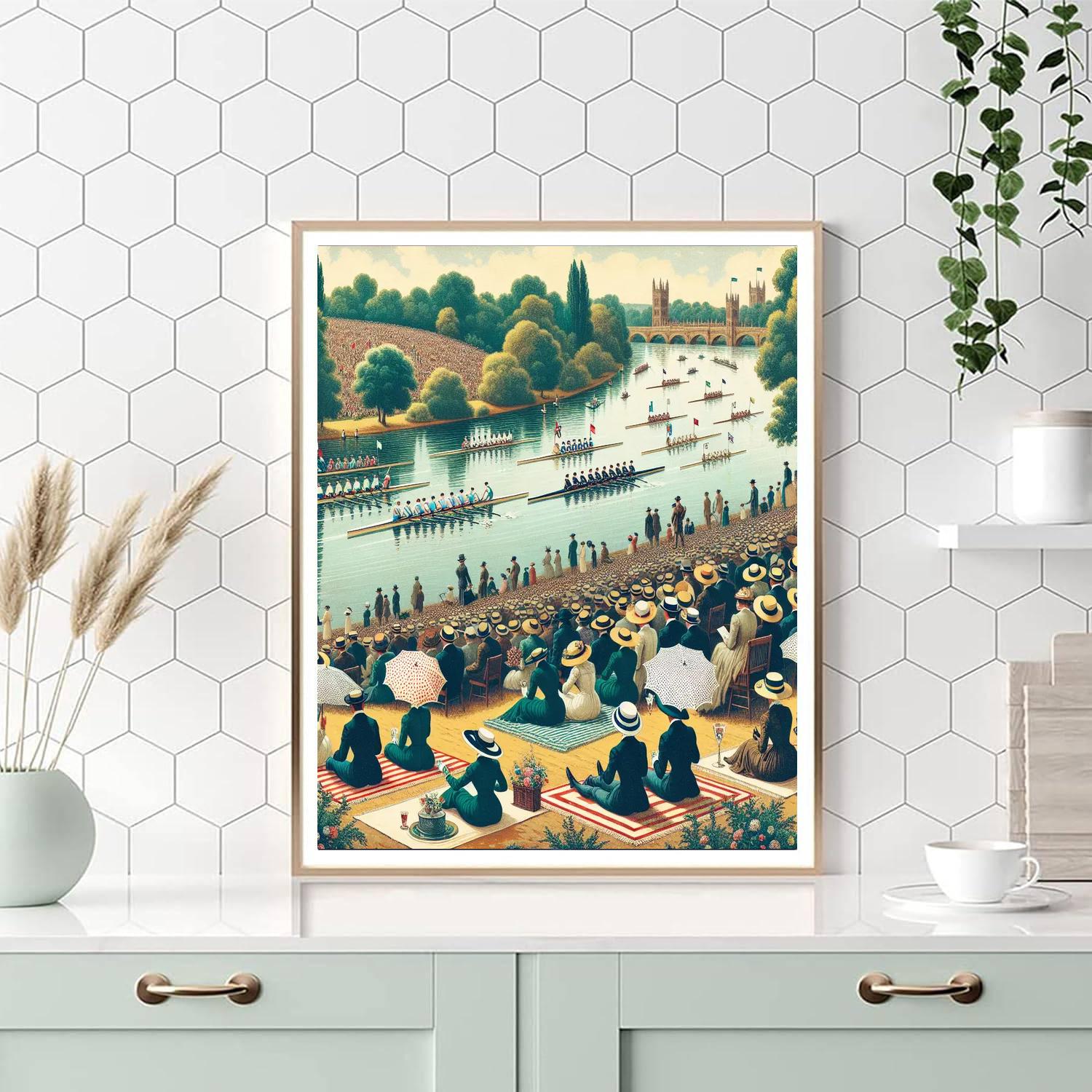 Henley Royal Regatta Numbered Painting Kits