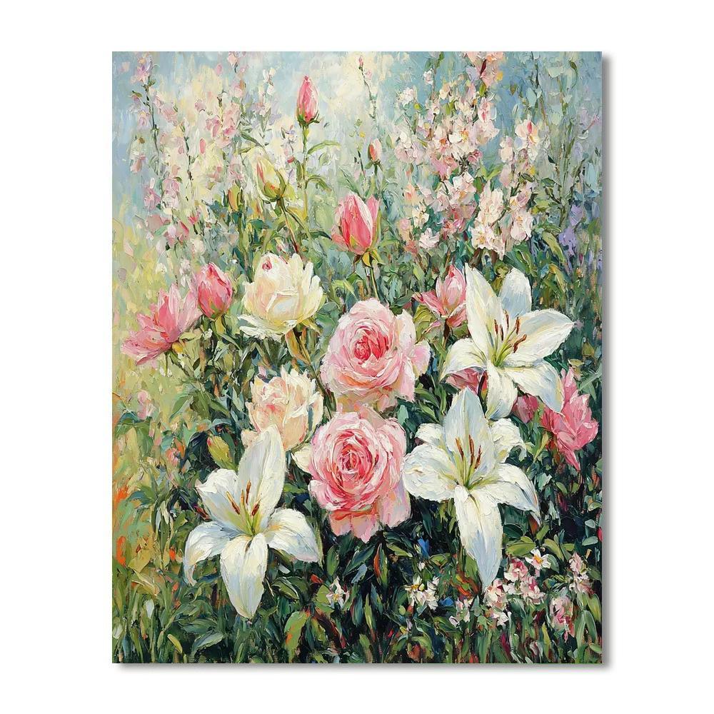 Pierre-Auguste Renoir Inspired Fragrant Garden  DIY Paint By Numbers