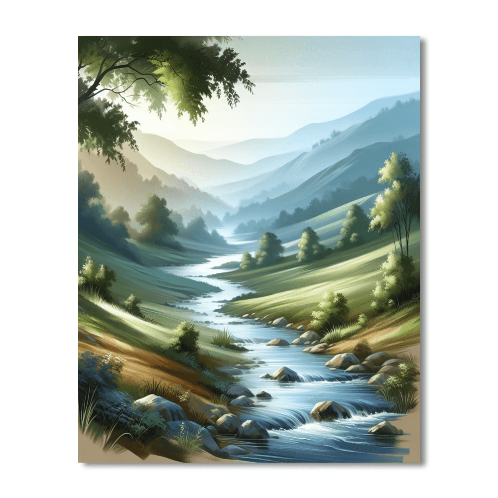 Nature's Tranquil Escape Paint By Number
