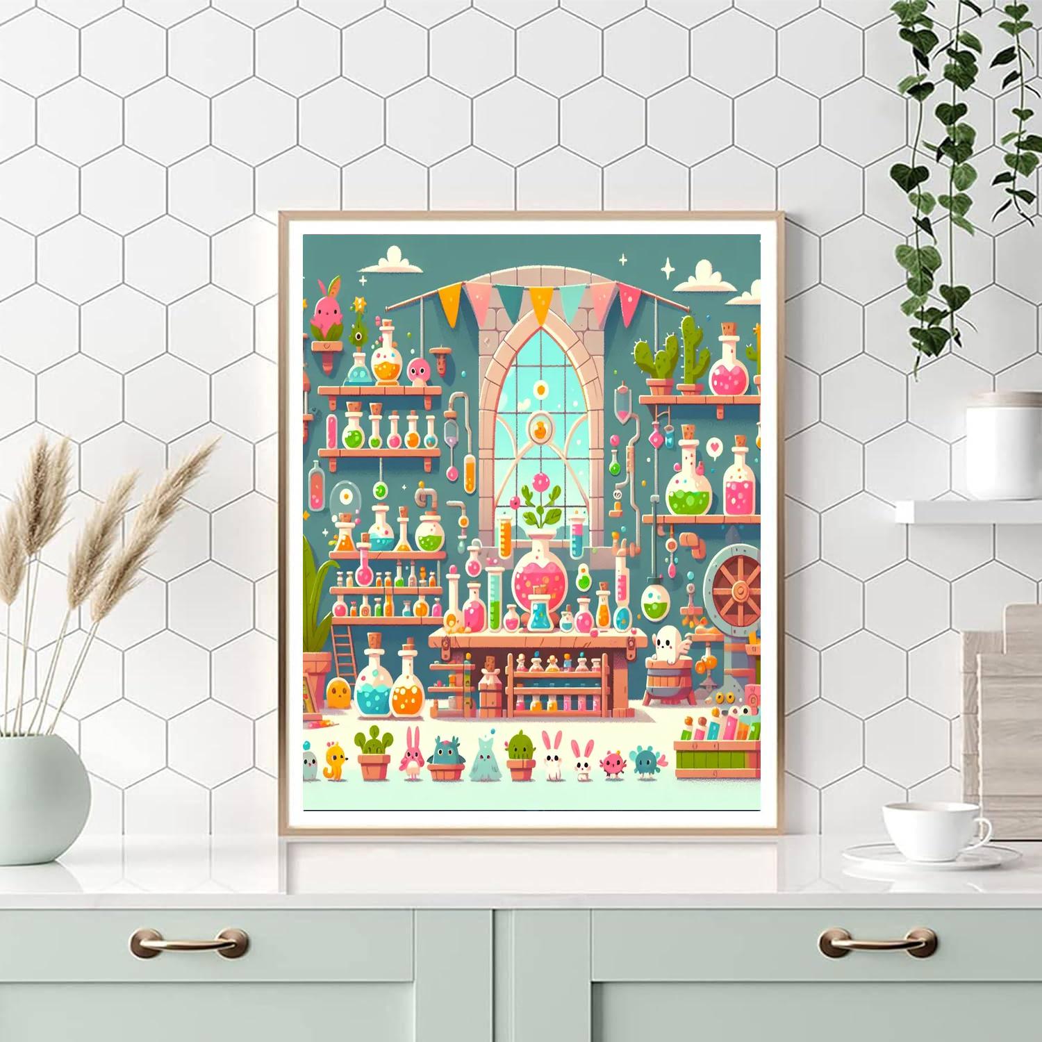 Magical Potion Makers Paint By Number