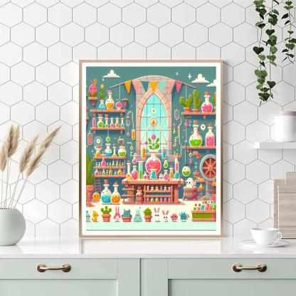 Magical Potion Makers Paint By Number