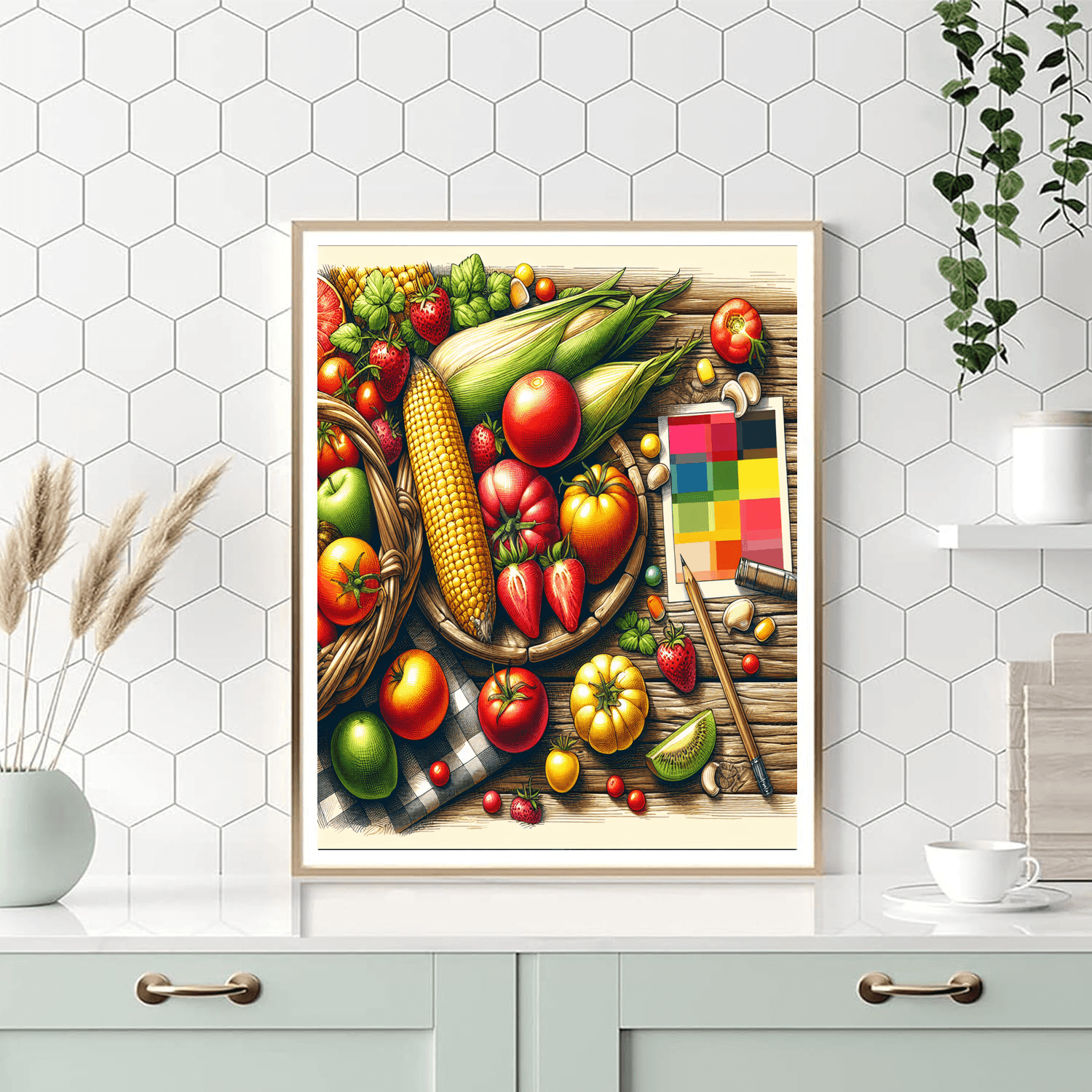 Bright Summer Harvest Paint By Numbers