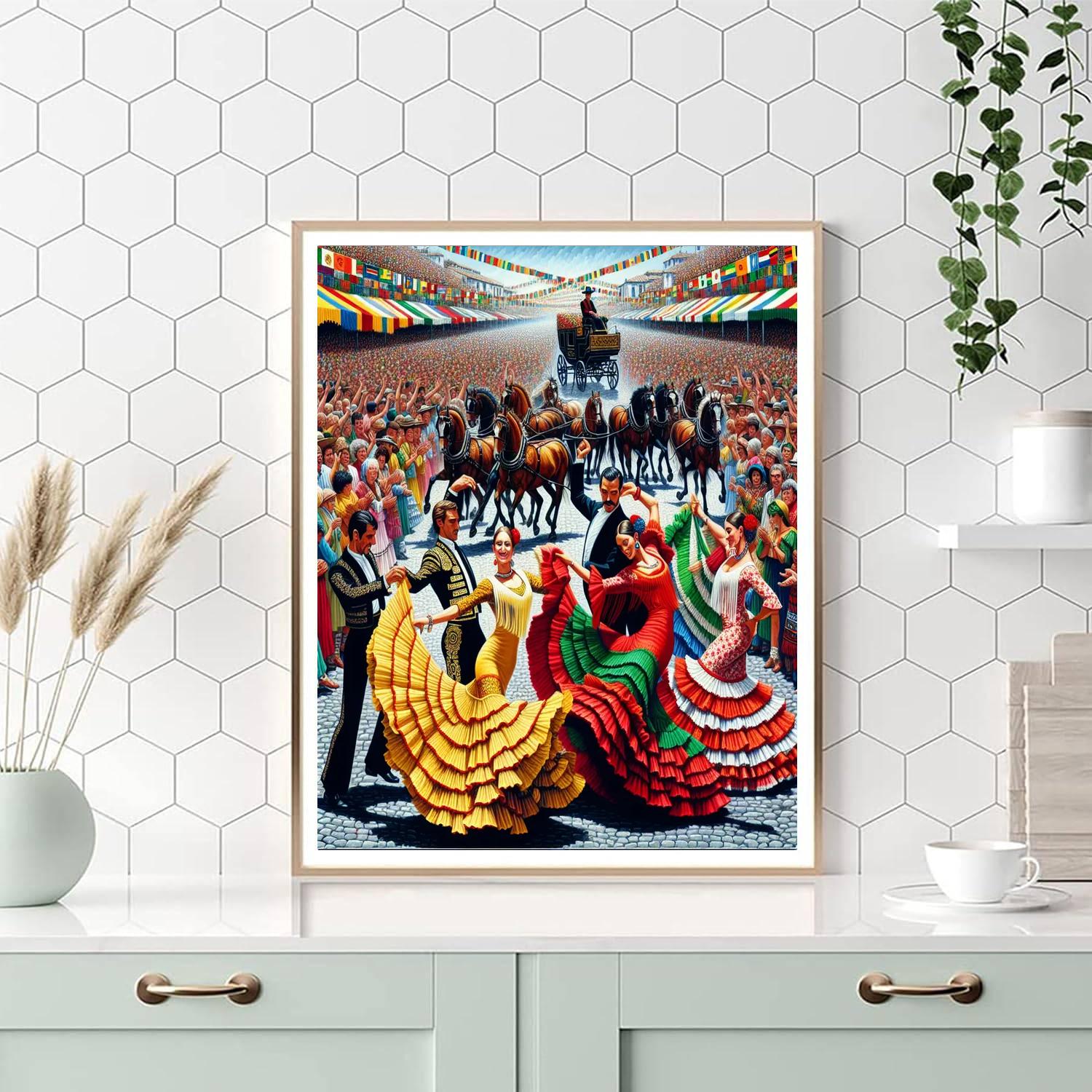Feria De Málaga - Málaga Paint By Numbers Kits