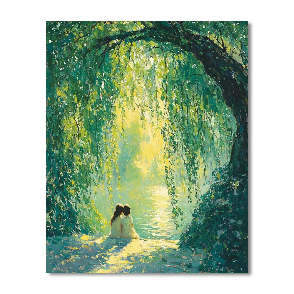 Dreaming Under The Willow Numbered Painting Kits