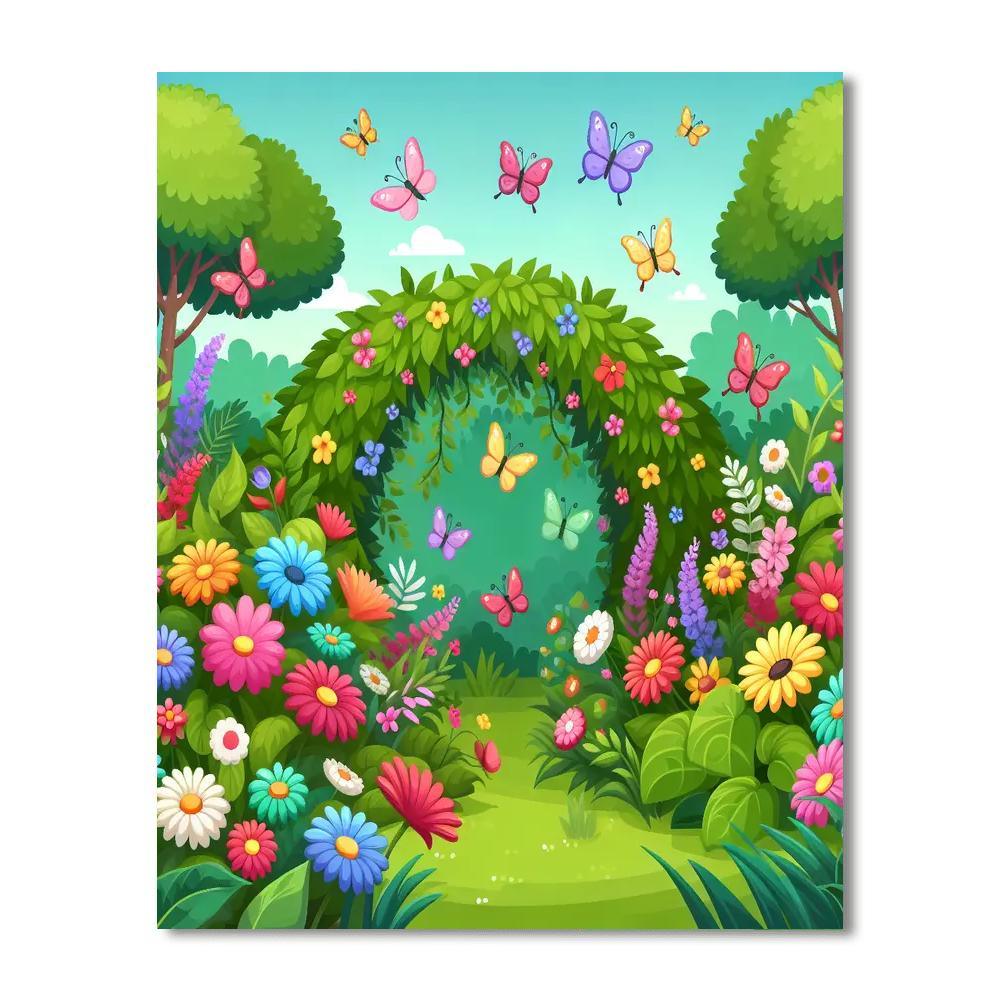 Secret Garden Sanctuary Paint By Numbers Art