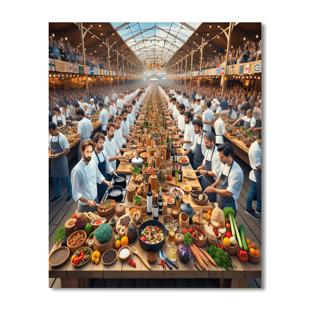 Melbourne Food And Wine Festival - Australia Painting By Numbers Kit