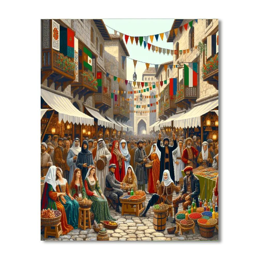 Almossassa Festival - Portugal Paint By Color