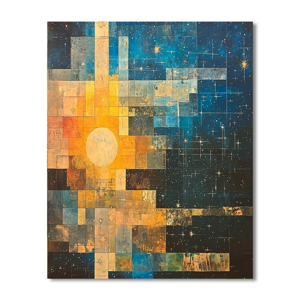 Paul Klee Inspired Whispers Of The Infinite  Paint By Number