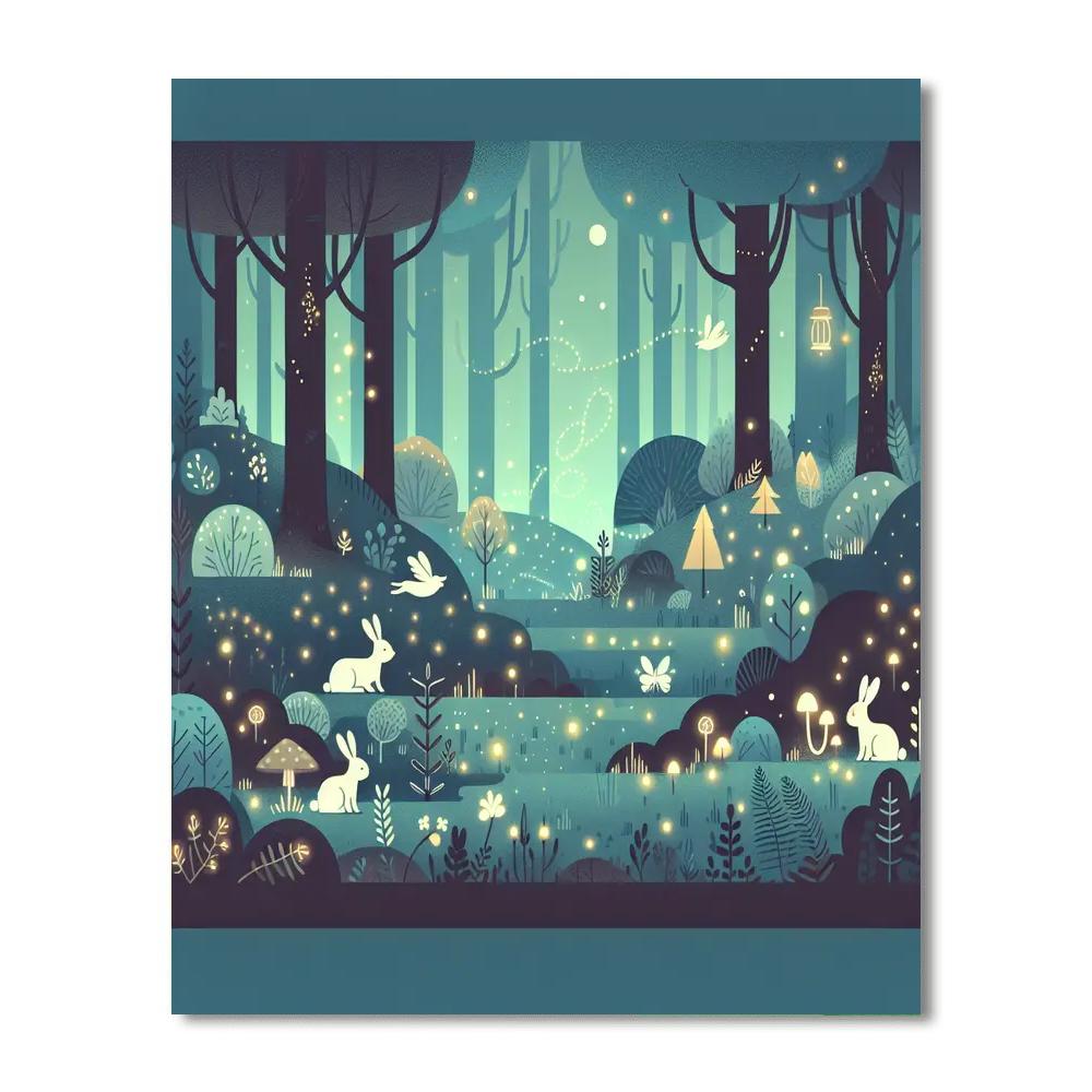 Enchanted Forest Mysteries Painting Number Kit