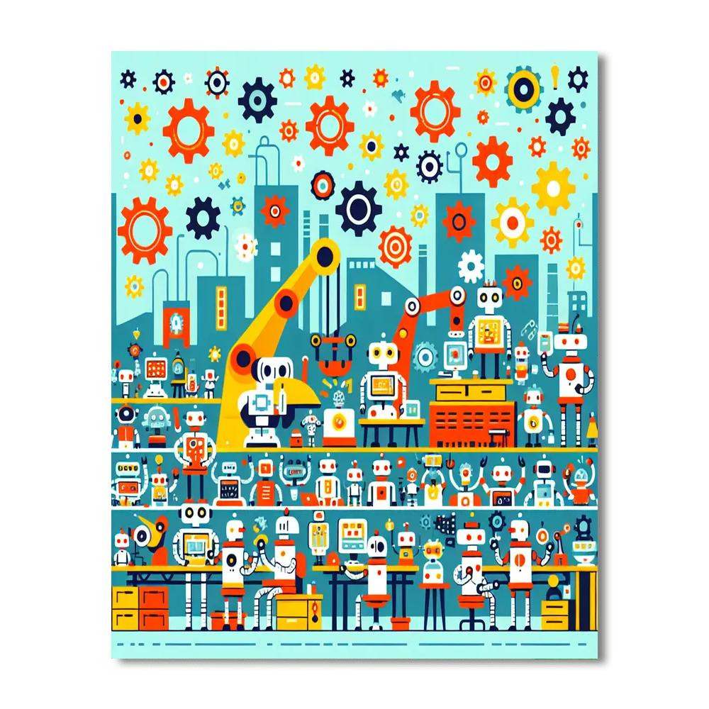 Robotics Innovation Hub DIY Paint By Numbers