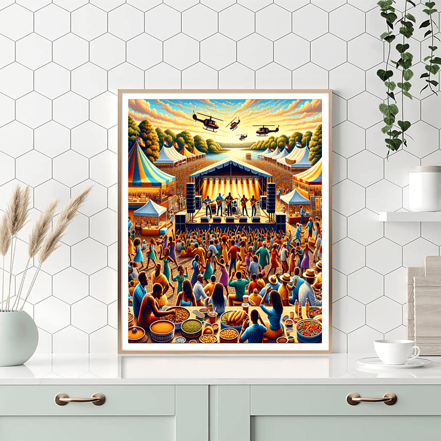 The New Orleans Jazz & Heritage Festival - United States Numbered Painting Kits