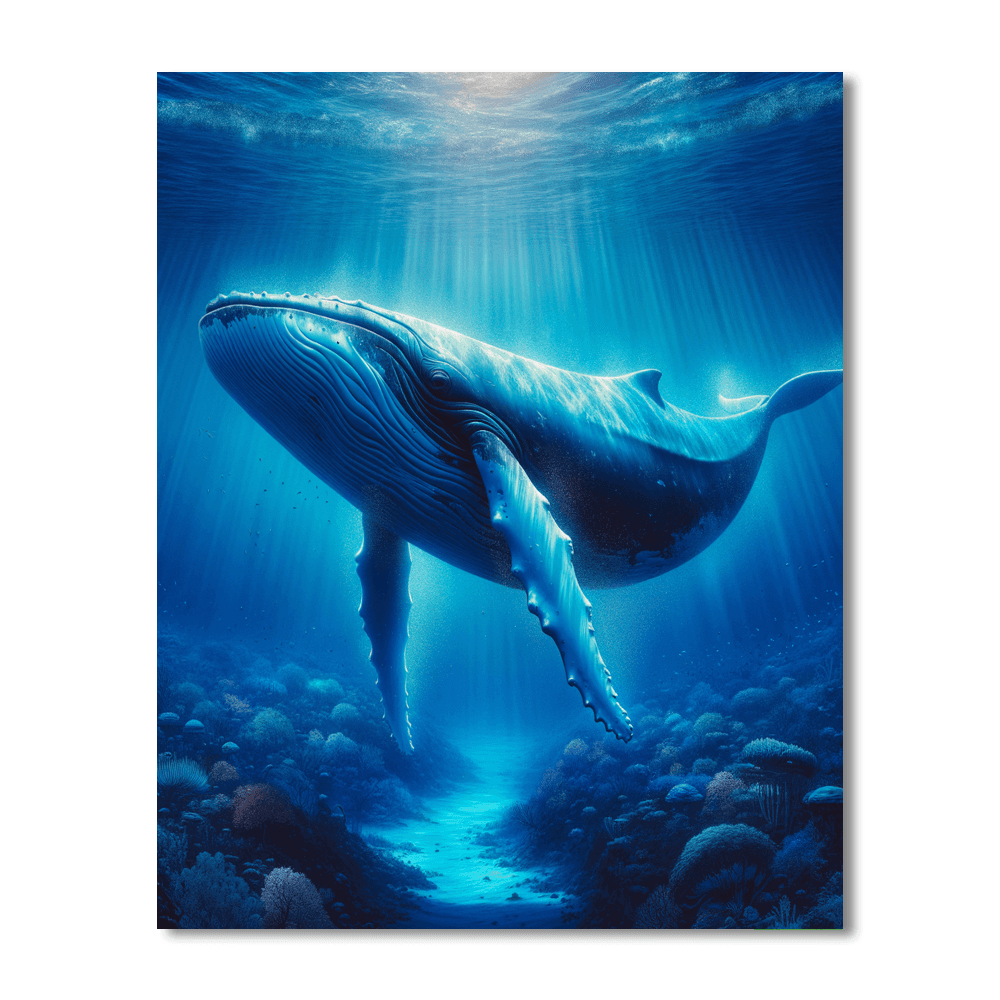 Whale's Ocean Voyage Paint By Number