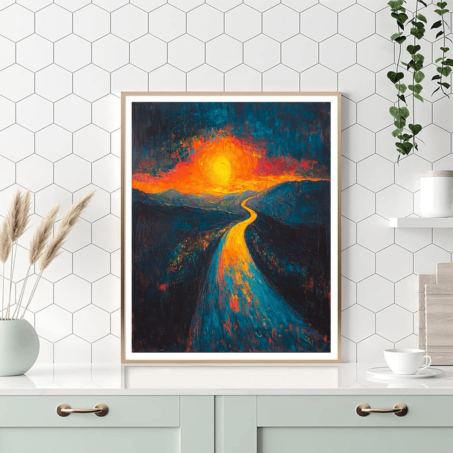 Munch Inspired Daring Dreams  DIY Paint By Numbers