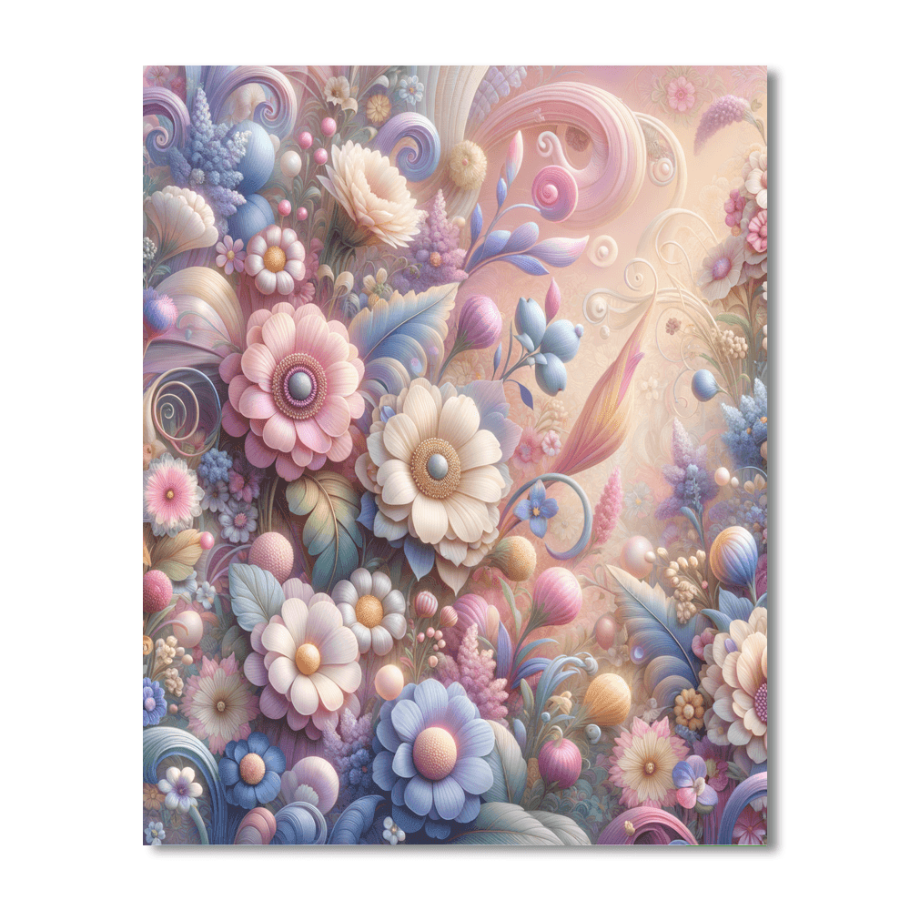 Ethereal Floral Dreamscape DIY Paint By Numbers