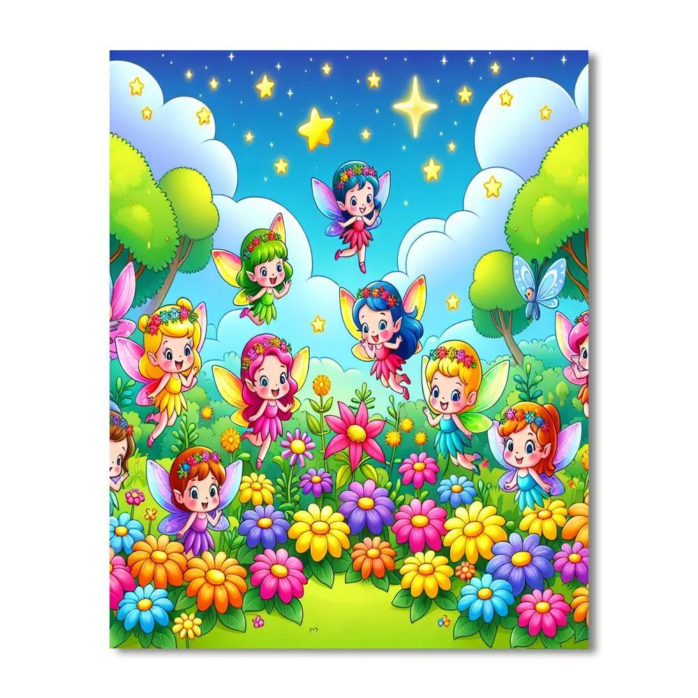Fantasy Land Of Fairies Paint By Number