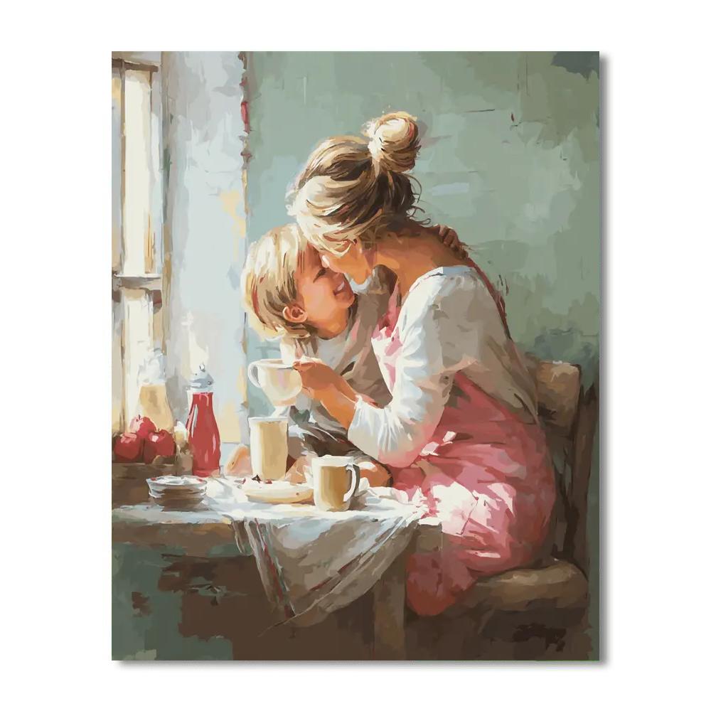 Morning Hugs And Smiles Paint By Number