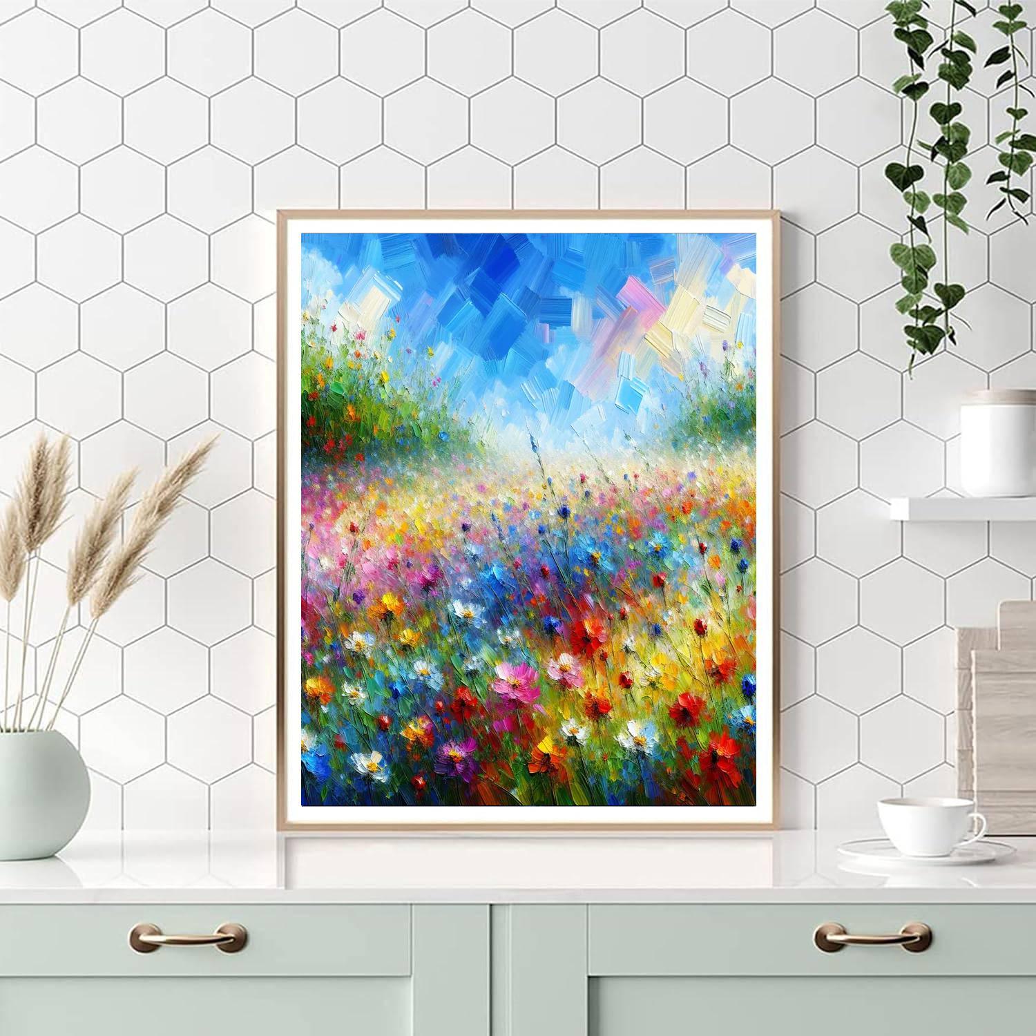 Wildflower Meadow Symphony Painting By Numbers Kit
