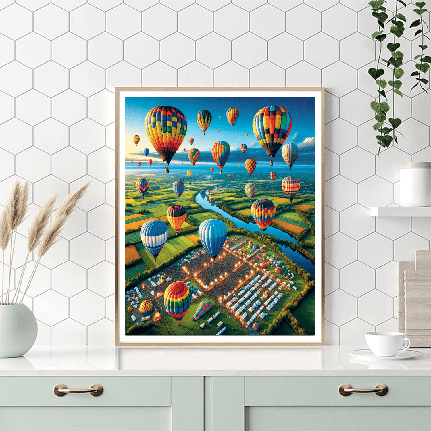 Balloon Festival - Canada Number Painting