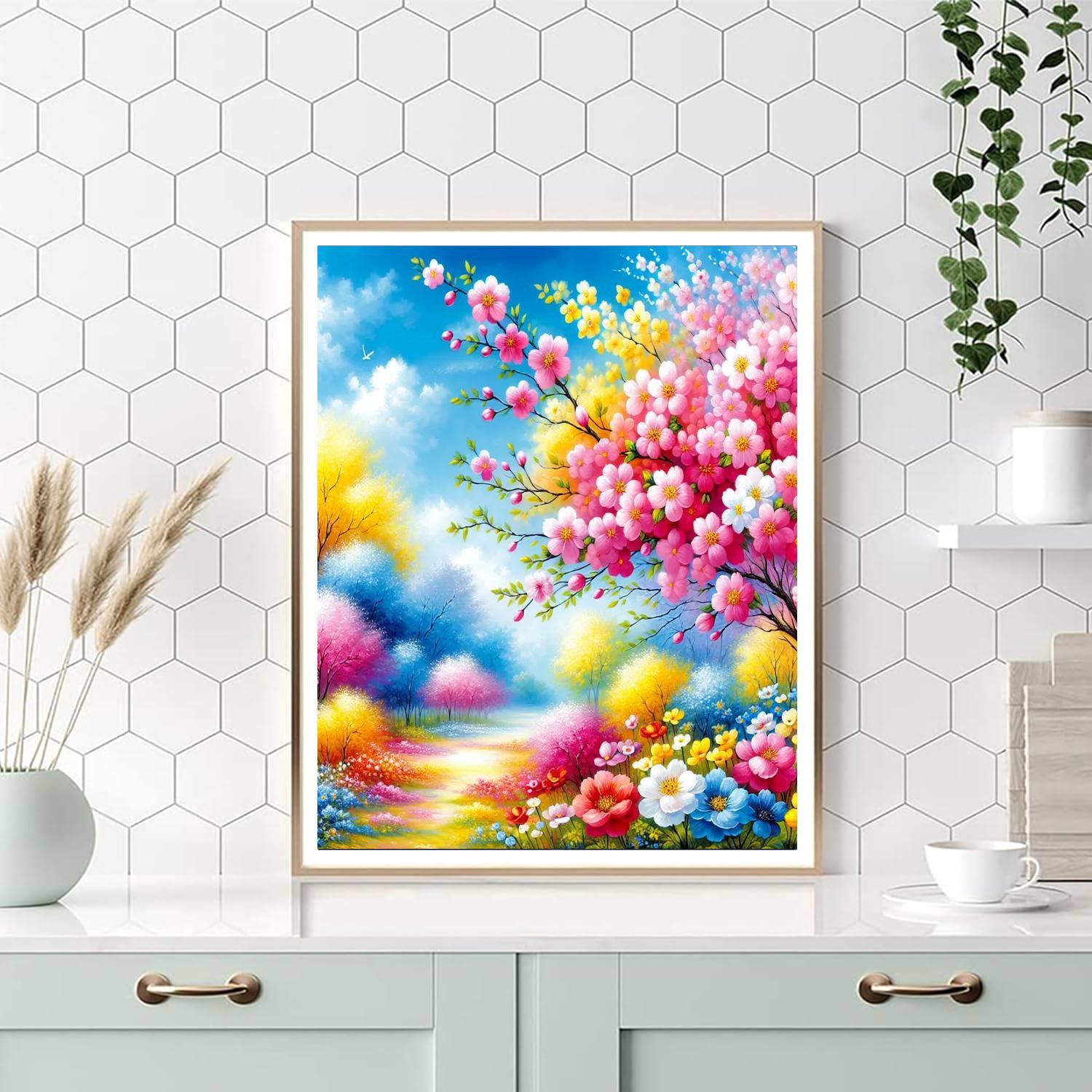 Blossoming Spring Jubilee Paint By Numbers Art