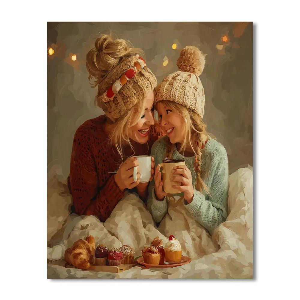 Happiness In A Cup Numbered Painting Kits