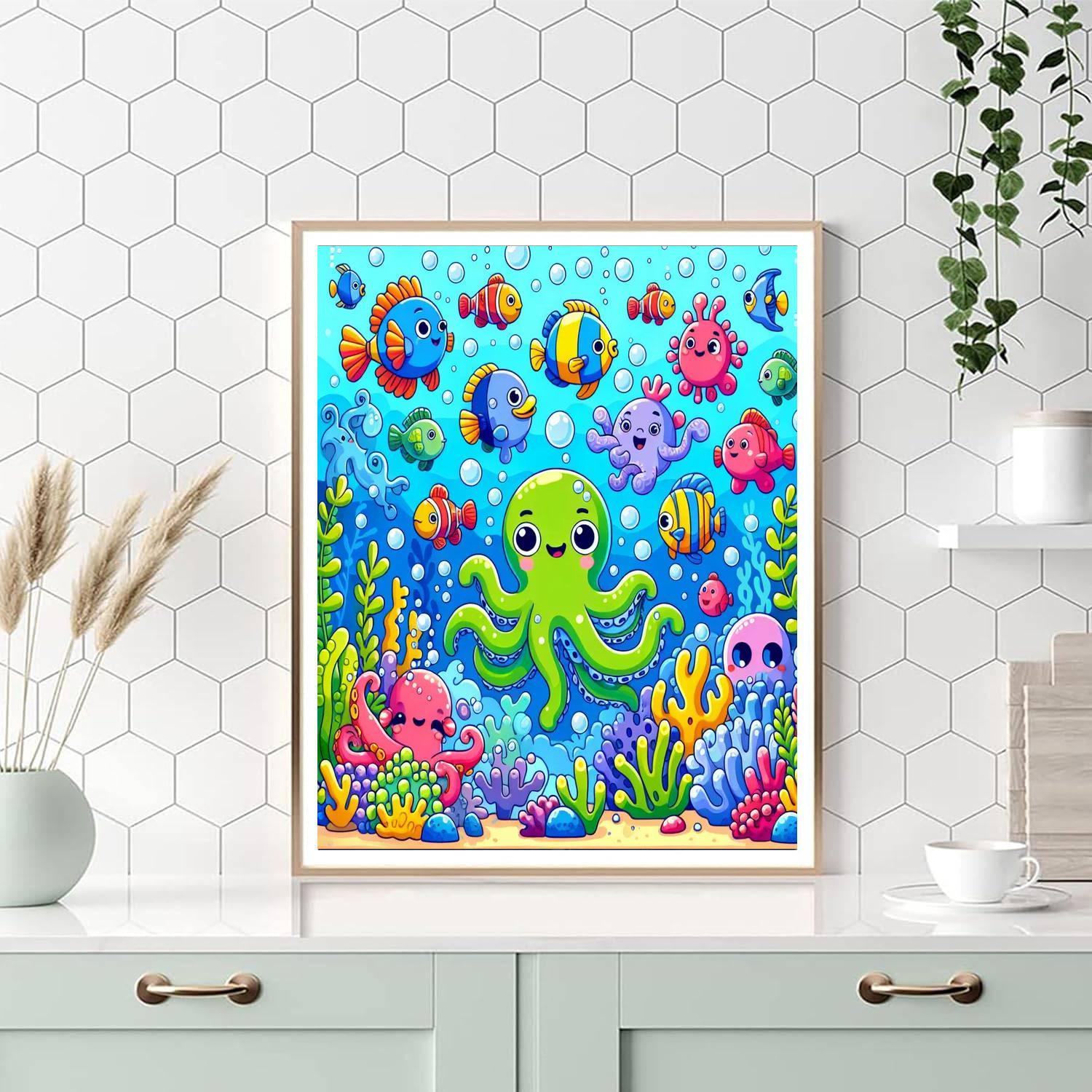 Explorers Of The Deep Sea Painting By Numbers Kit