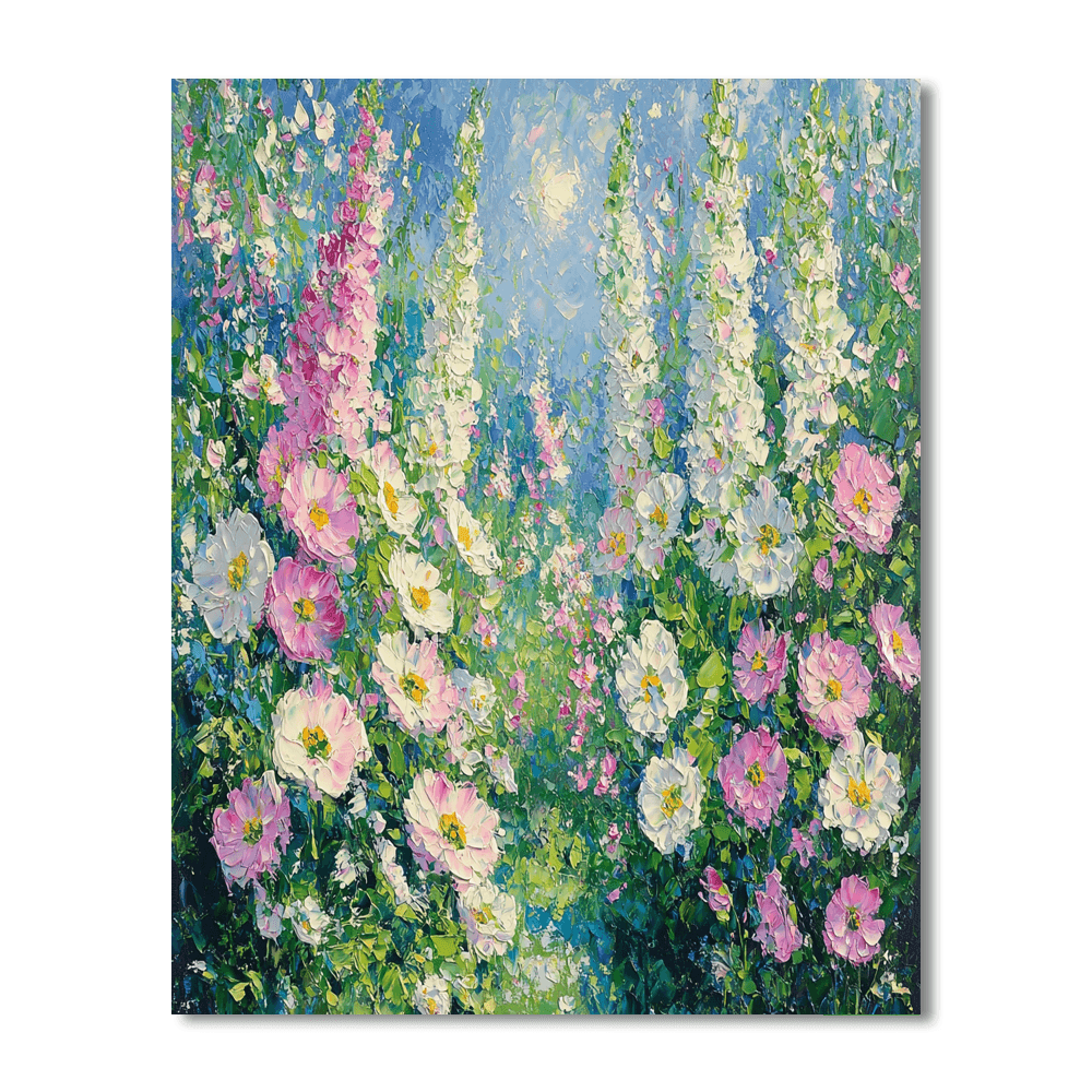 Claude Monet Inspired Eternal Blossoms Of Spring  Paint By Numbers Art