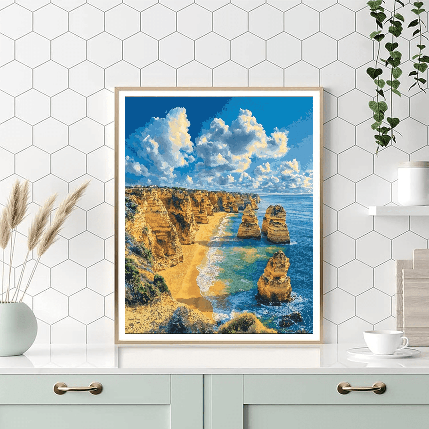 Algarve Cliffs Paint By Number