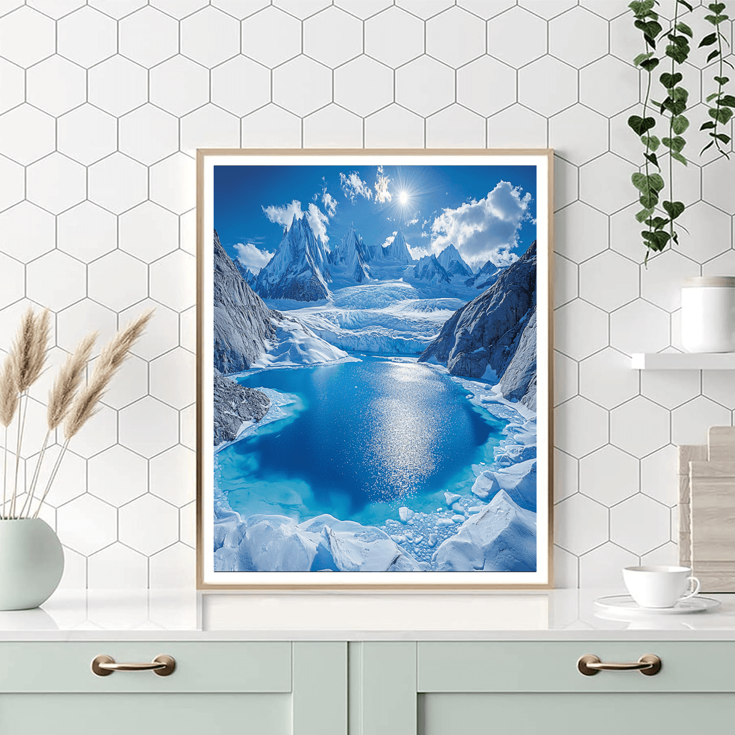 Patagonian Ice Fields - Patagonia Painting Number Kit