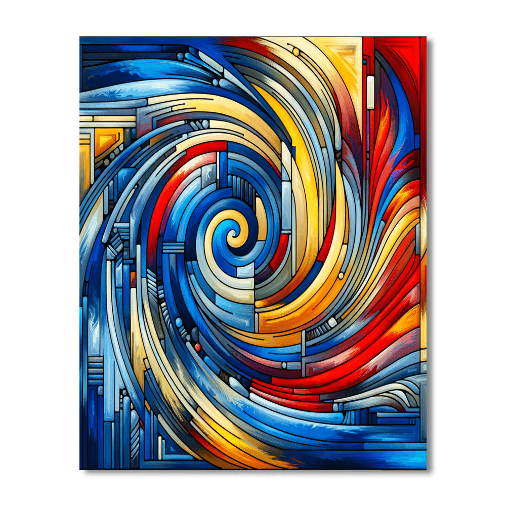 Abstract Dreamscape Painting Number Kit