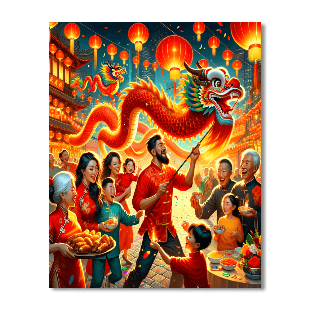 Chinese New Year DIY Paint By Numbers