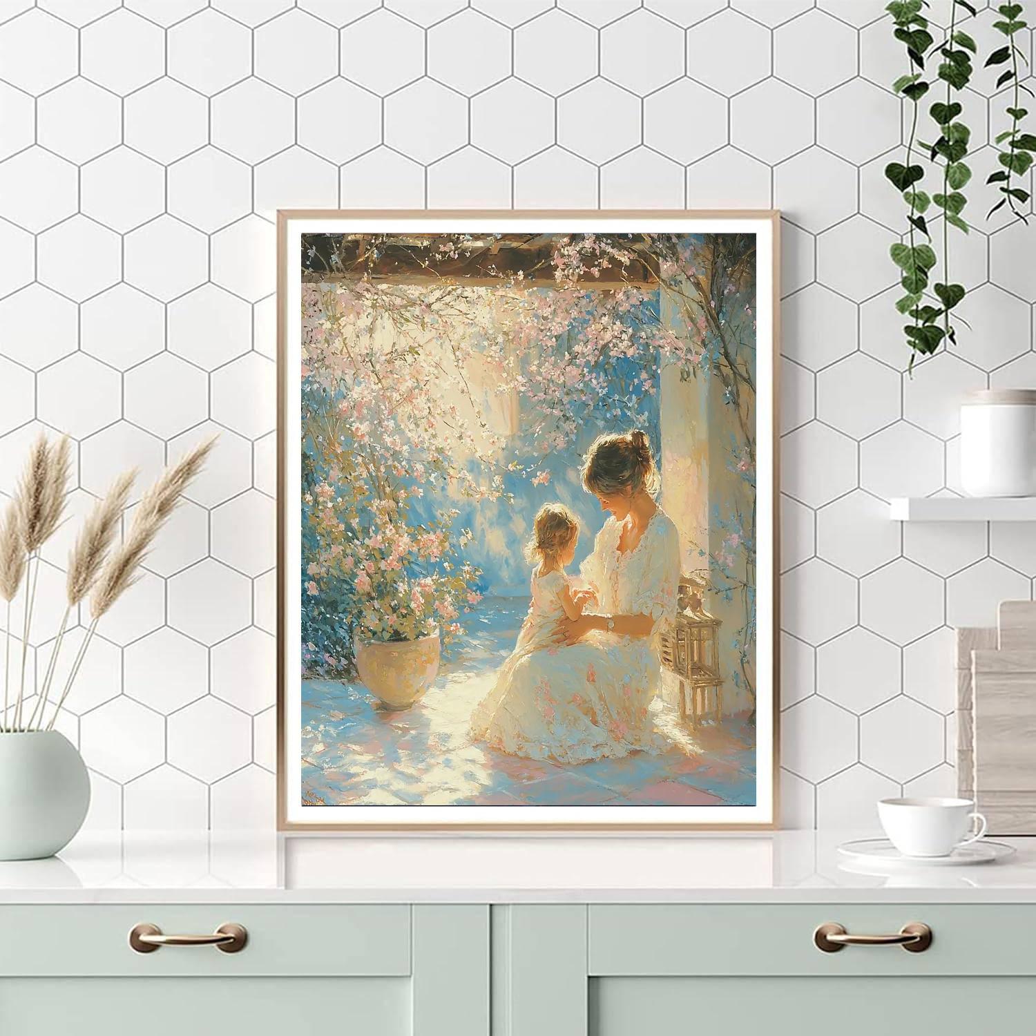 Mother’s Tender Care Paint By Numbers