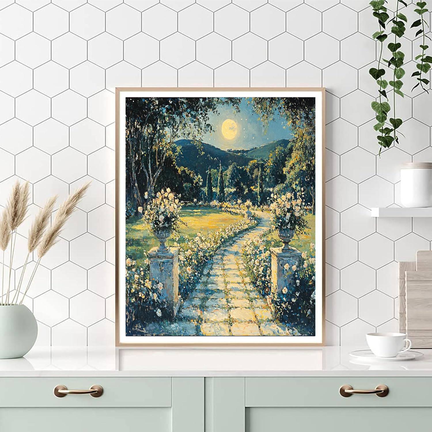Henri Fantin-Latour Inspired Nocturnal Bloom  Paint By Numbers Kits
