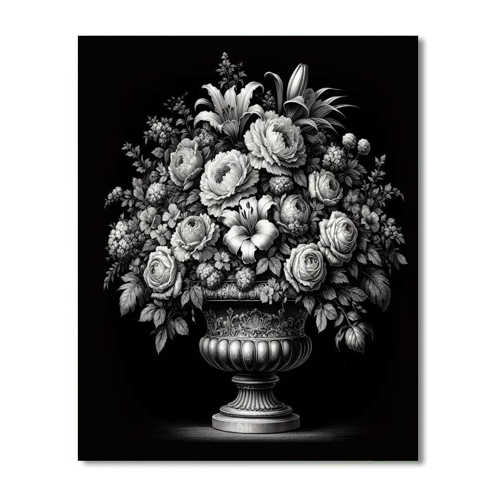 Victorian Floral Opulence Paint By Numbers