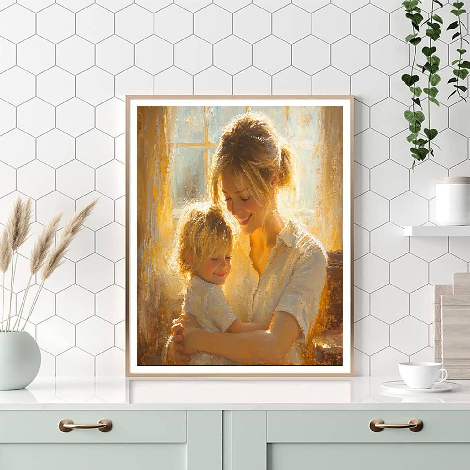 Cuddles In The Sunlight Painting By Numbers Kit