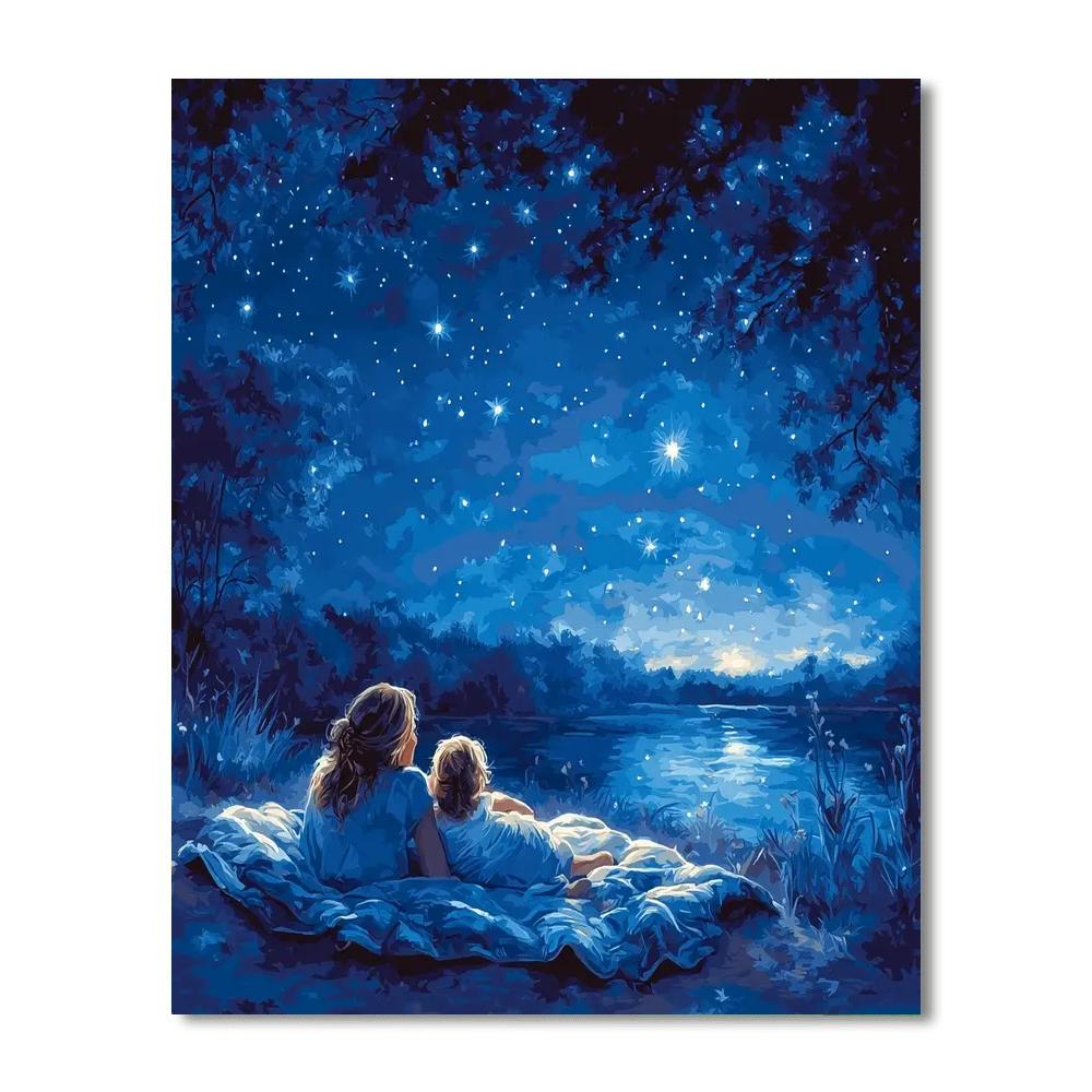 Laughter Under The Stars Painting By Numbers Kit