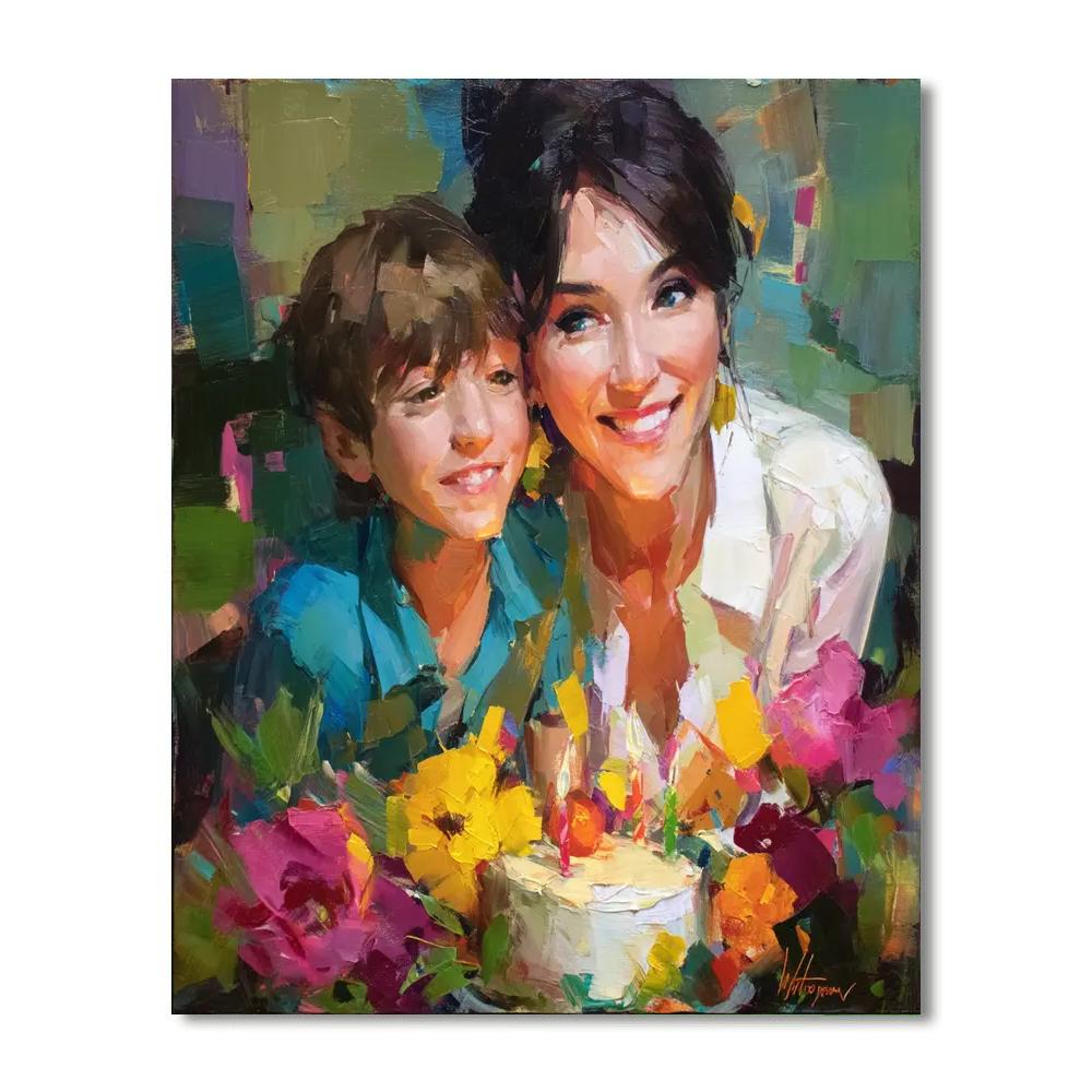 Mother's Day Celebration Numbered Painting Kits