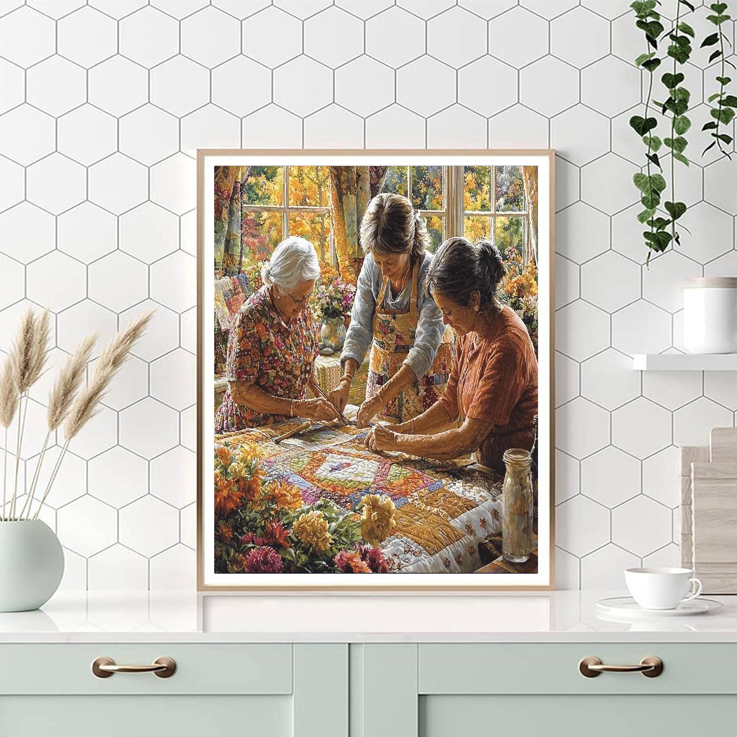 Grandma's Quilt Paint By Numbers Kits