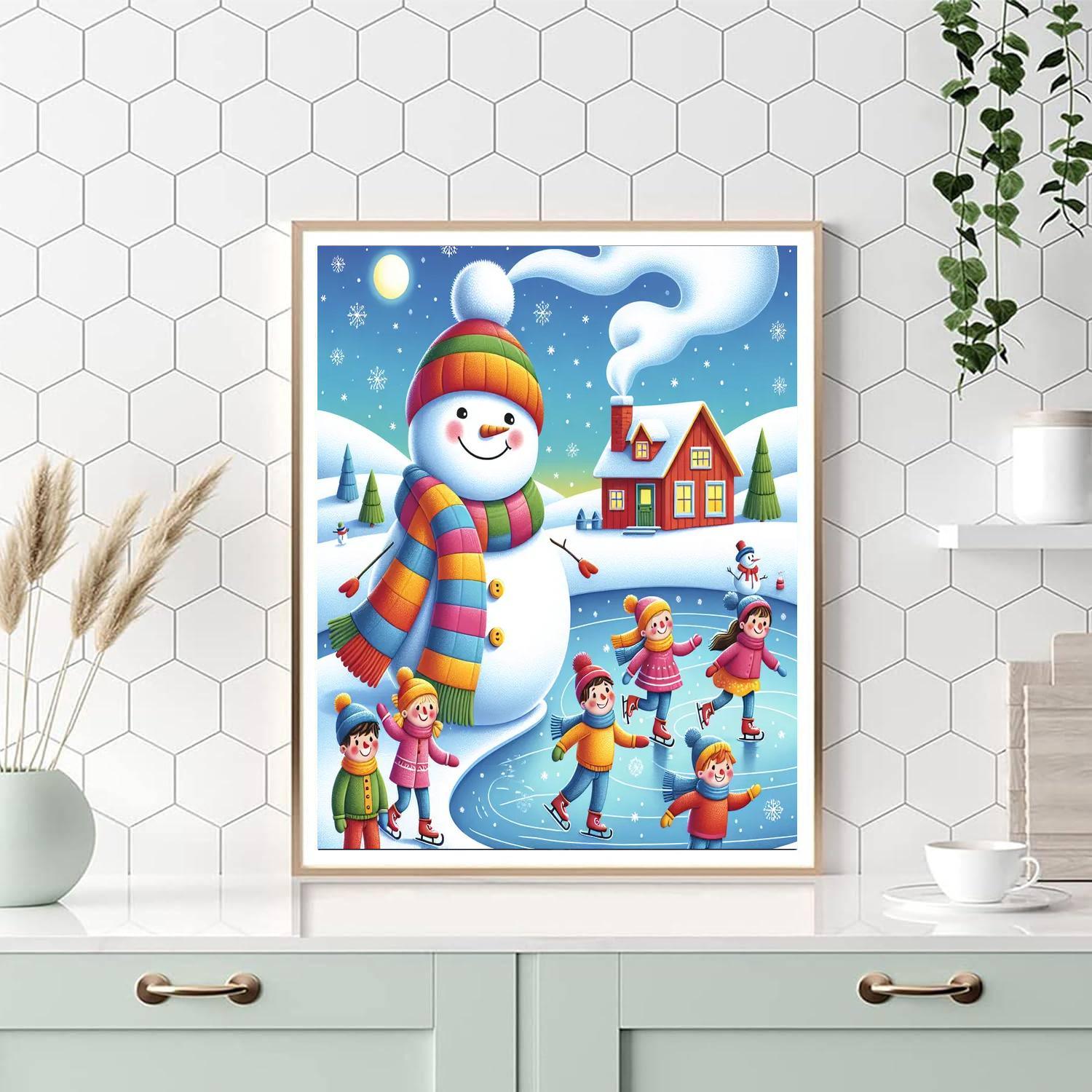 Winter Wonderland Escapades Painting By Numbers Kit