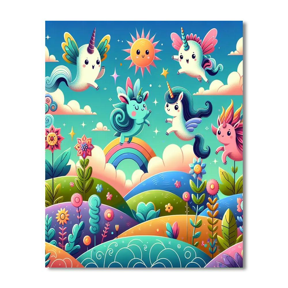 Fantasy Land Exploration Painting Number Kit