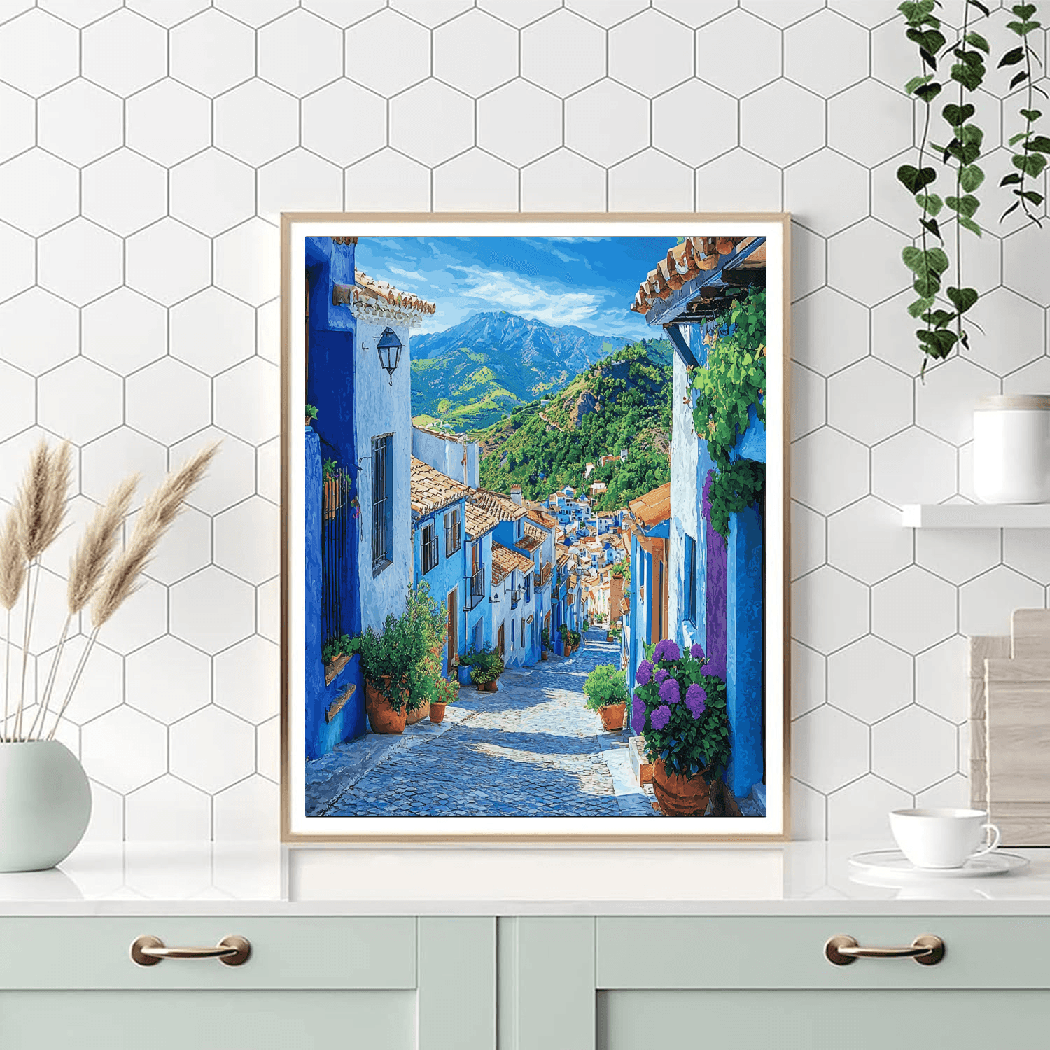 Chefchaouen - Morocco DIY Paint By Numbers