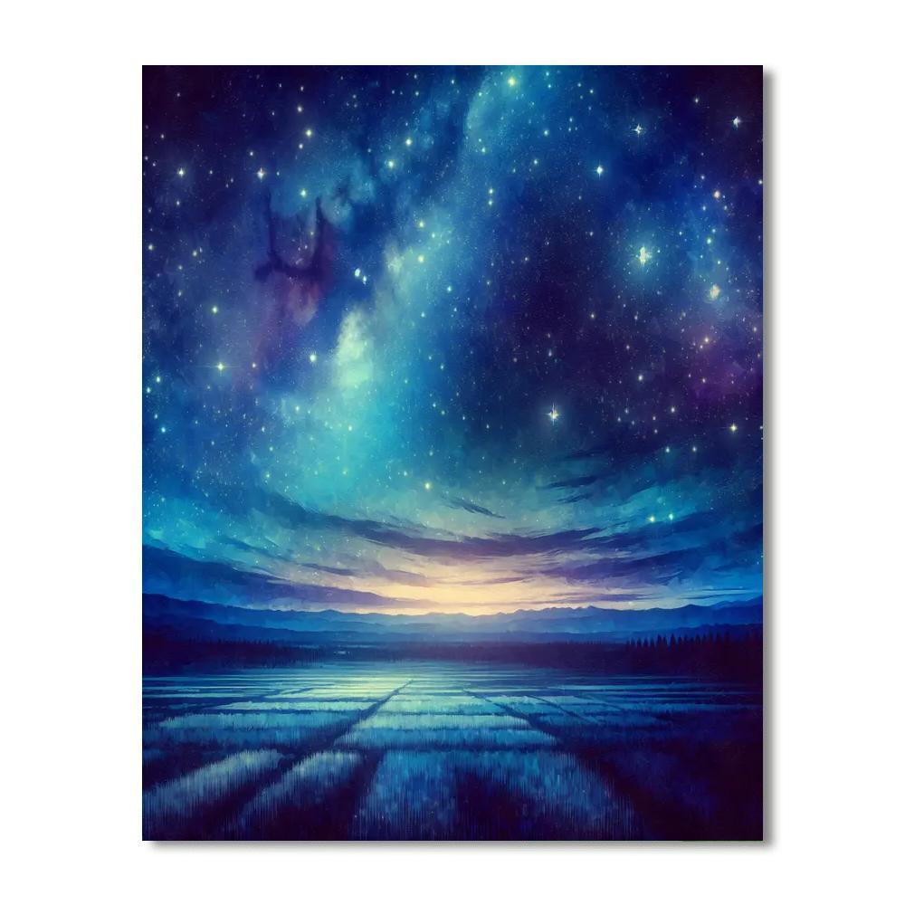 Luminous Field Of Stars DIY Paint By Numbers