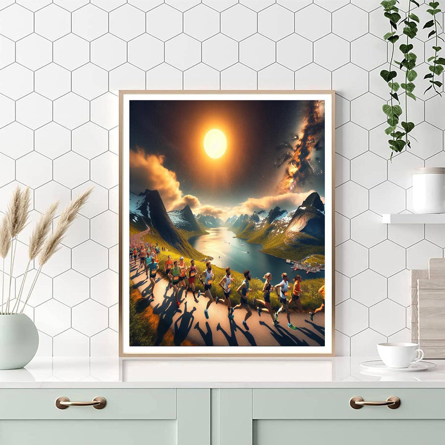 Midnight Sun Marathon - Tromsø Paint By Number