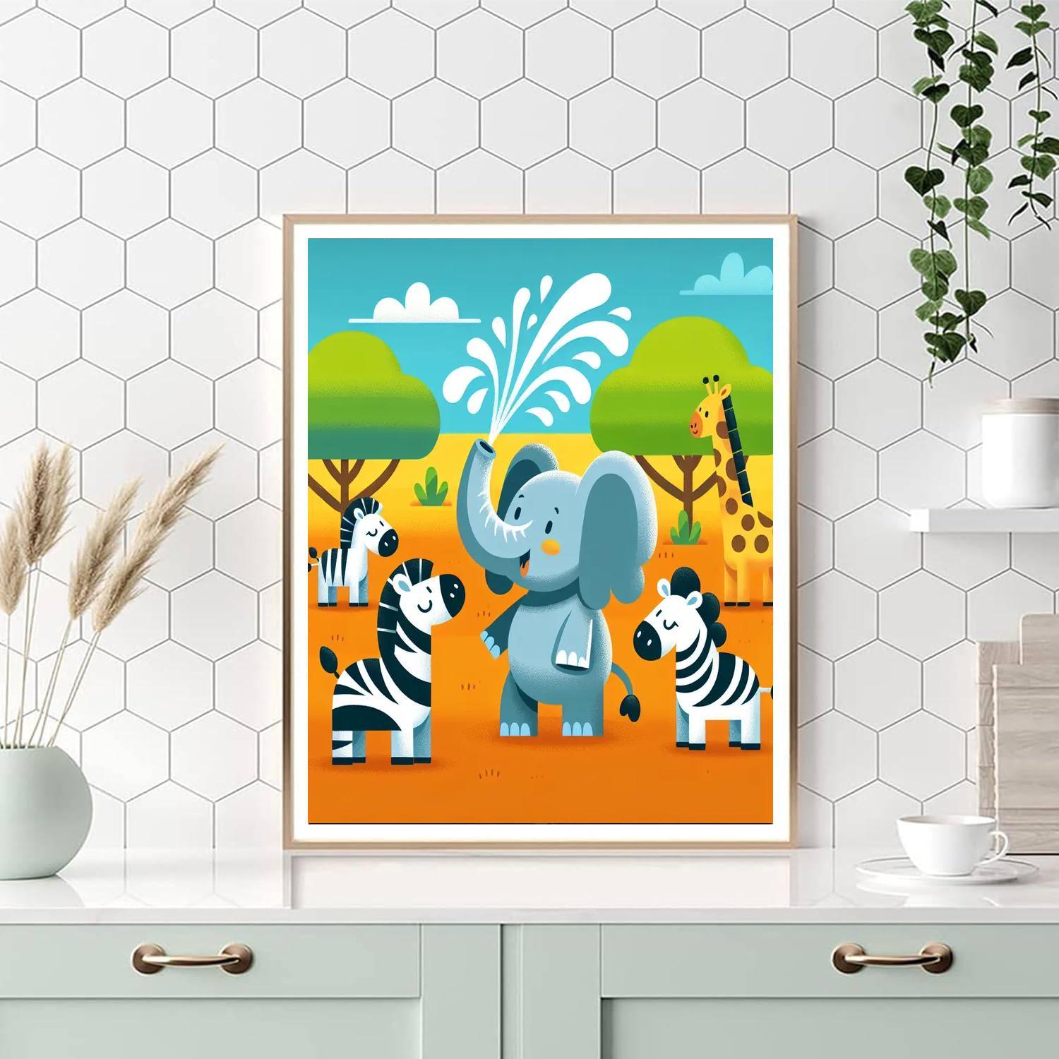 Safari Adventure Extravaganza Numbered Painting Kits
