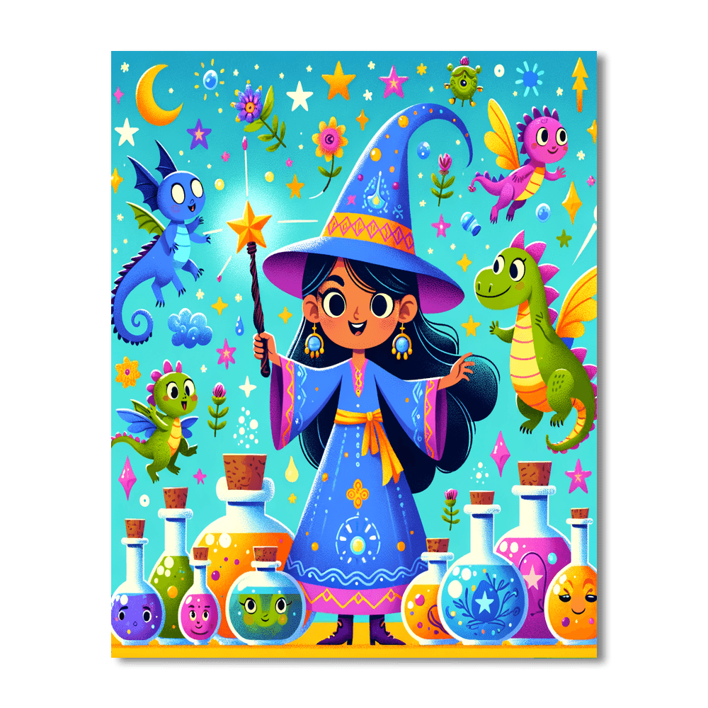 Magical Wizardry Adventure Painting By Numbers Kit