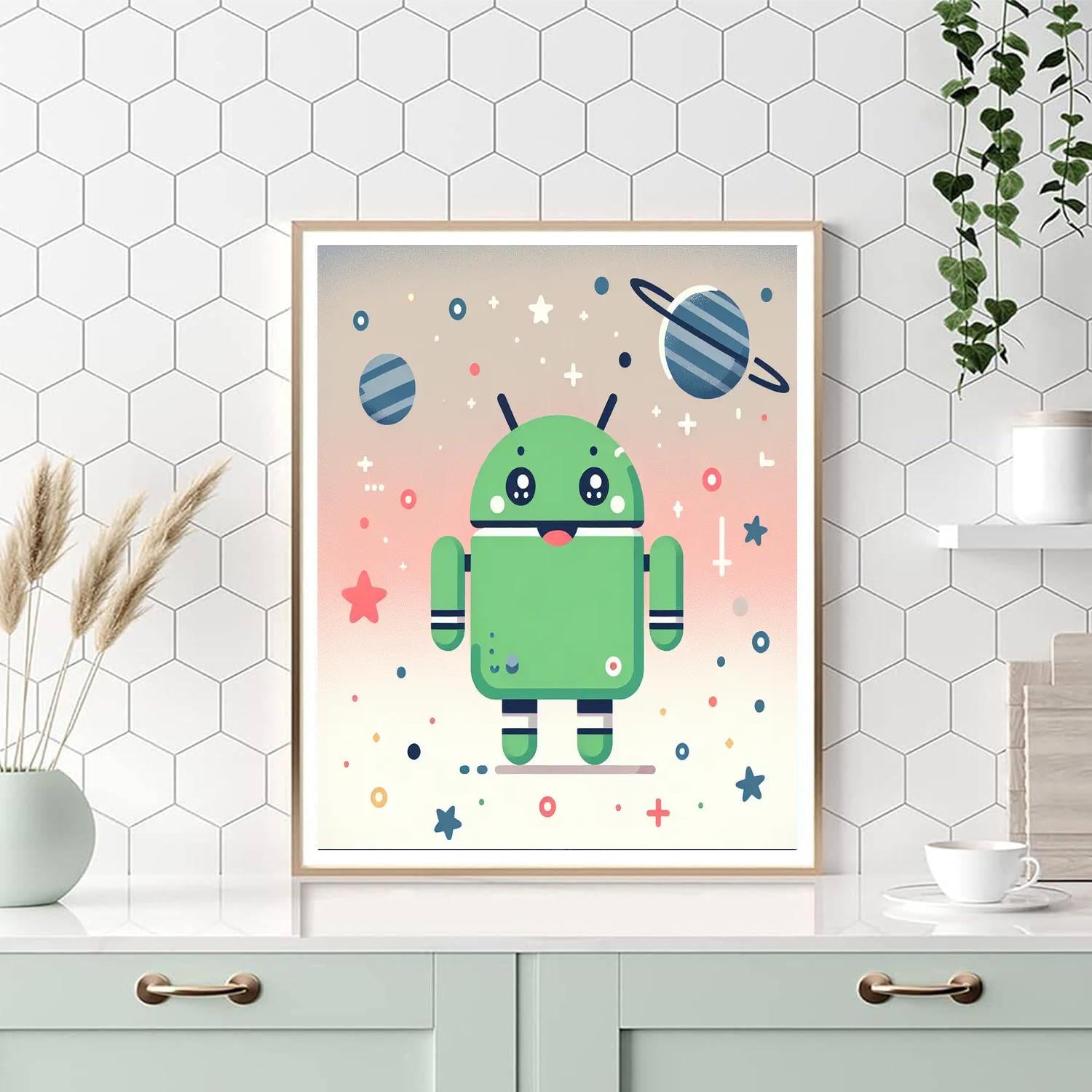 Explorer Robot's Galaxy Paint By Color