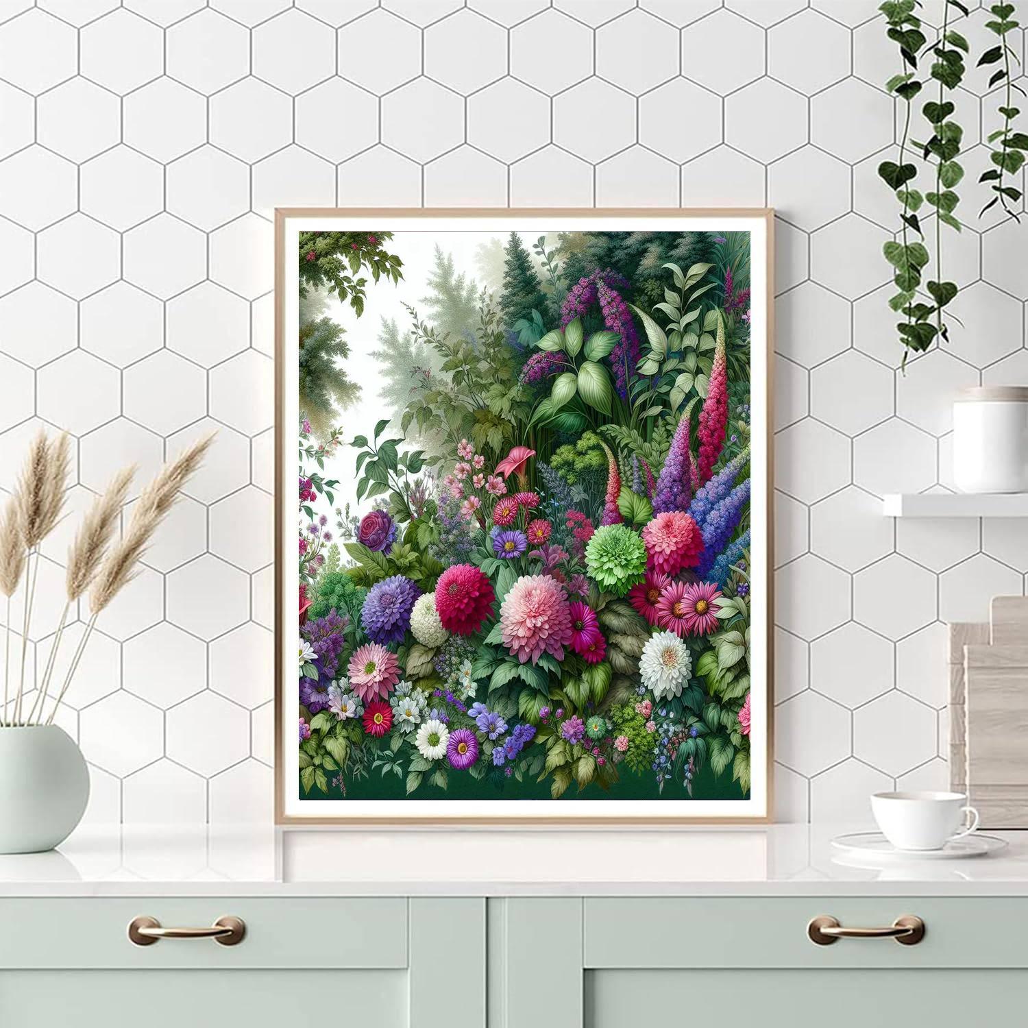 Tiana's Garden Number Painting