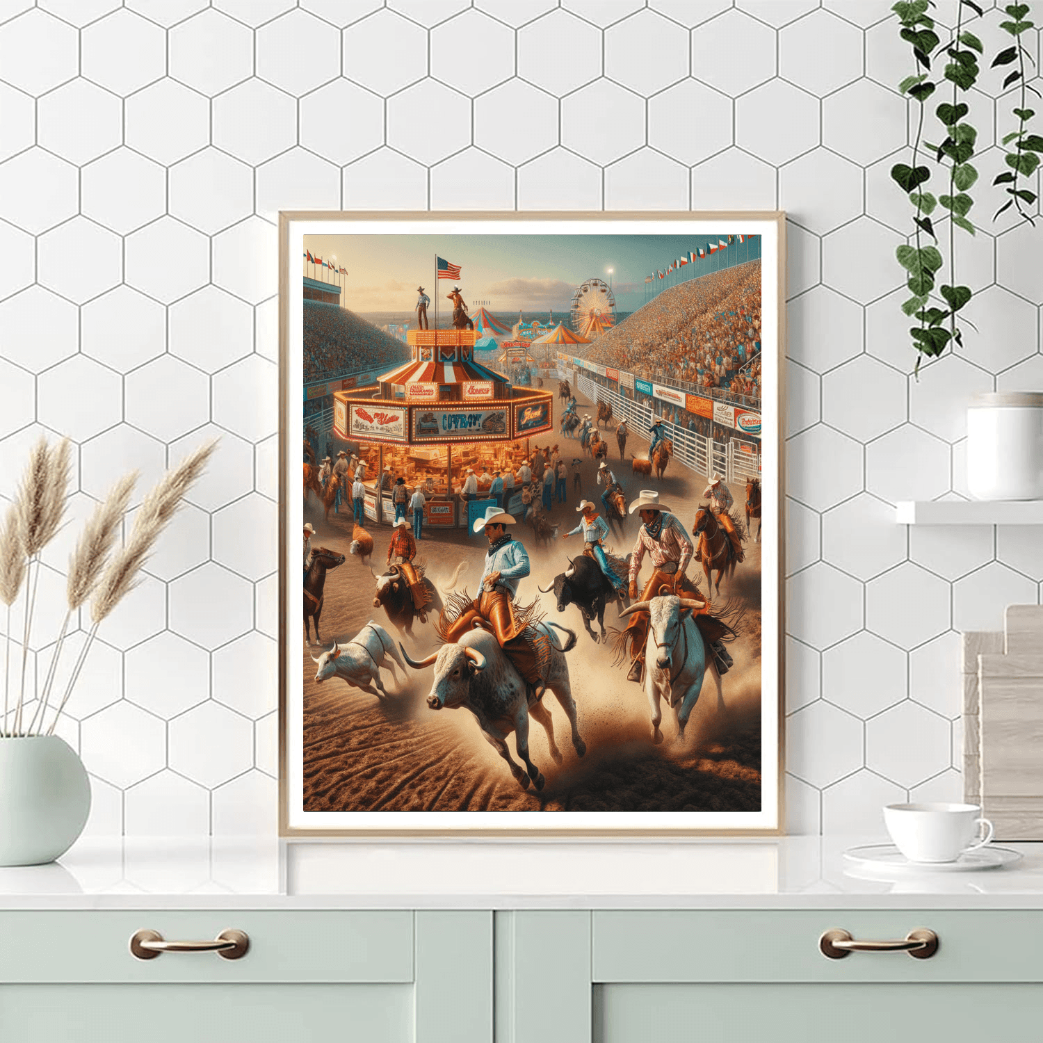 Calgary Stampede - Calgary Paint By Color