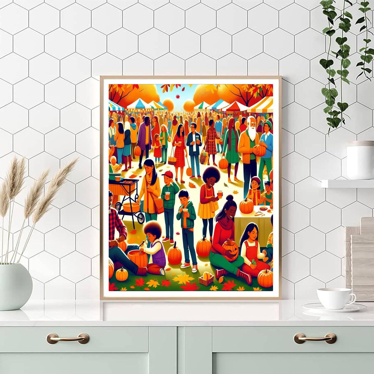 Festifall - United States Painting By Numbers Kit